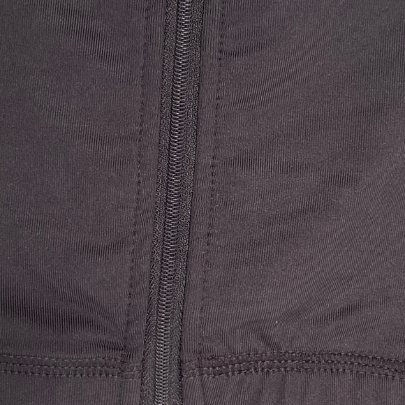 Black Sheer Activewear Zipper Sports Bra Top NWT Size M - Picture 11 of 17